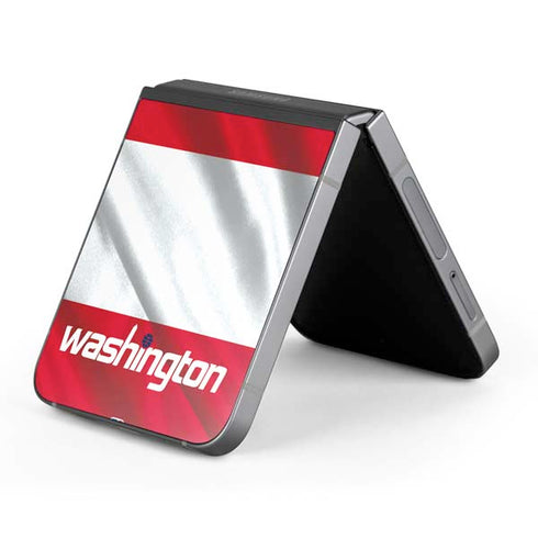 NBA Washington Wizards Away Jersey Galaxy Z Flip6 Skin